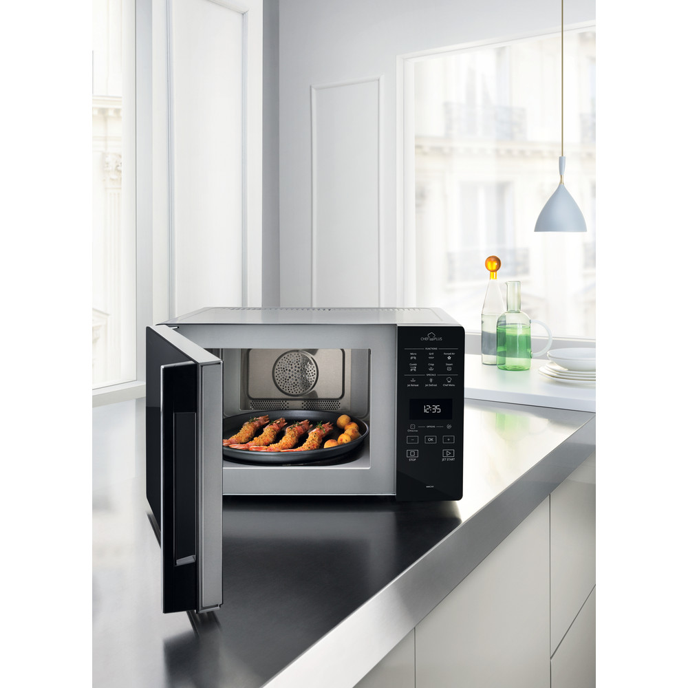 WHIRLPOOL MCP349SL vrijstaande microgolfoven - combi - 30cm
