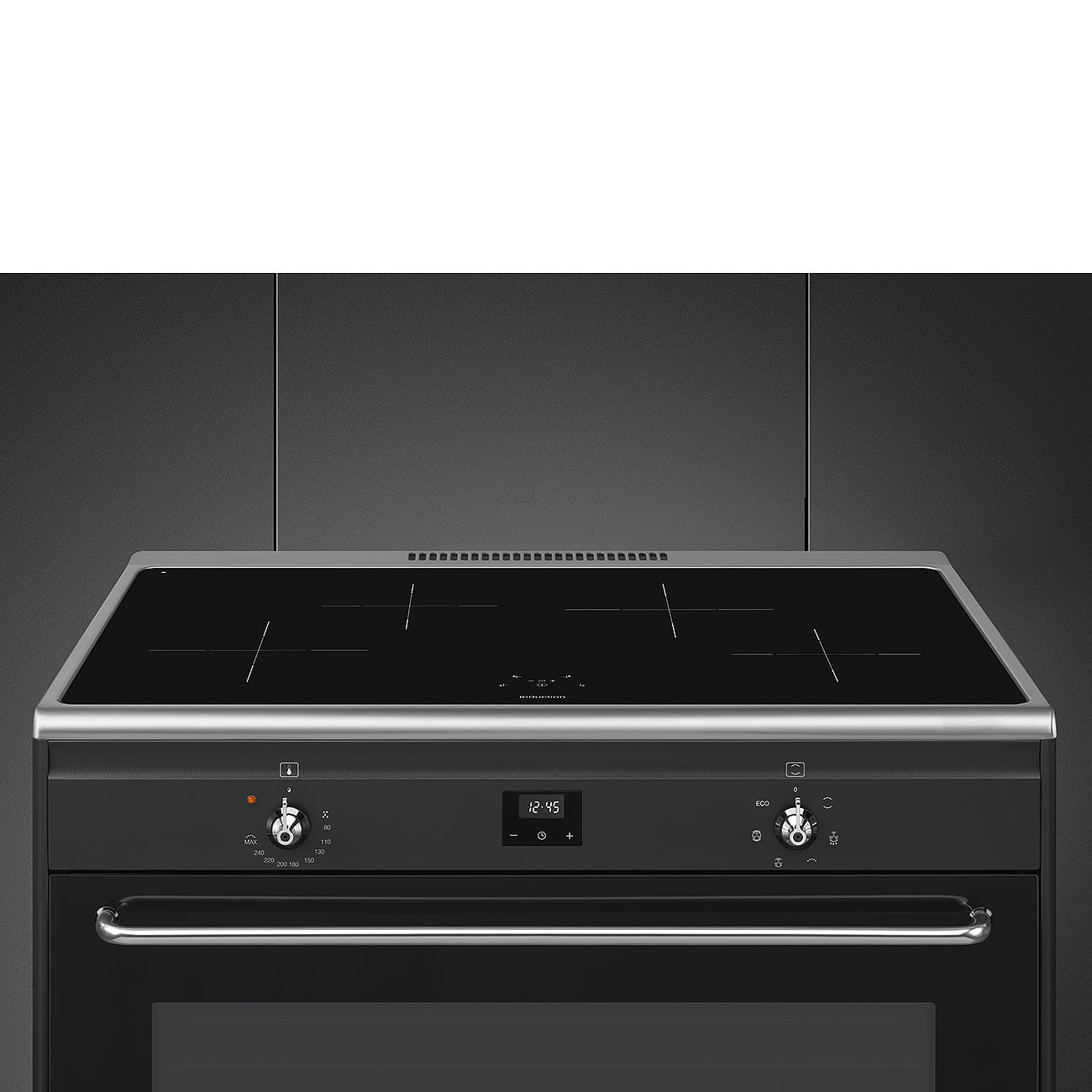 SMEG CG90IANT9 fornuis met inductie kookplaat - 90cm