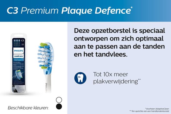 PHILIPS PHHX9042/17 Sonicare Adaptive Clean HX9042/17 2 Opzetborstels
 PHILIPS PHHX9042/17 Sonicare Adaptive Clean HX9042/17 2 Opzetborstels
