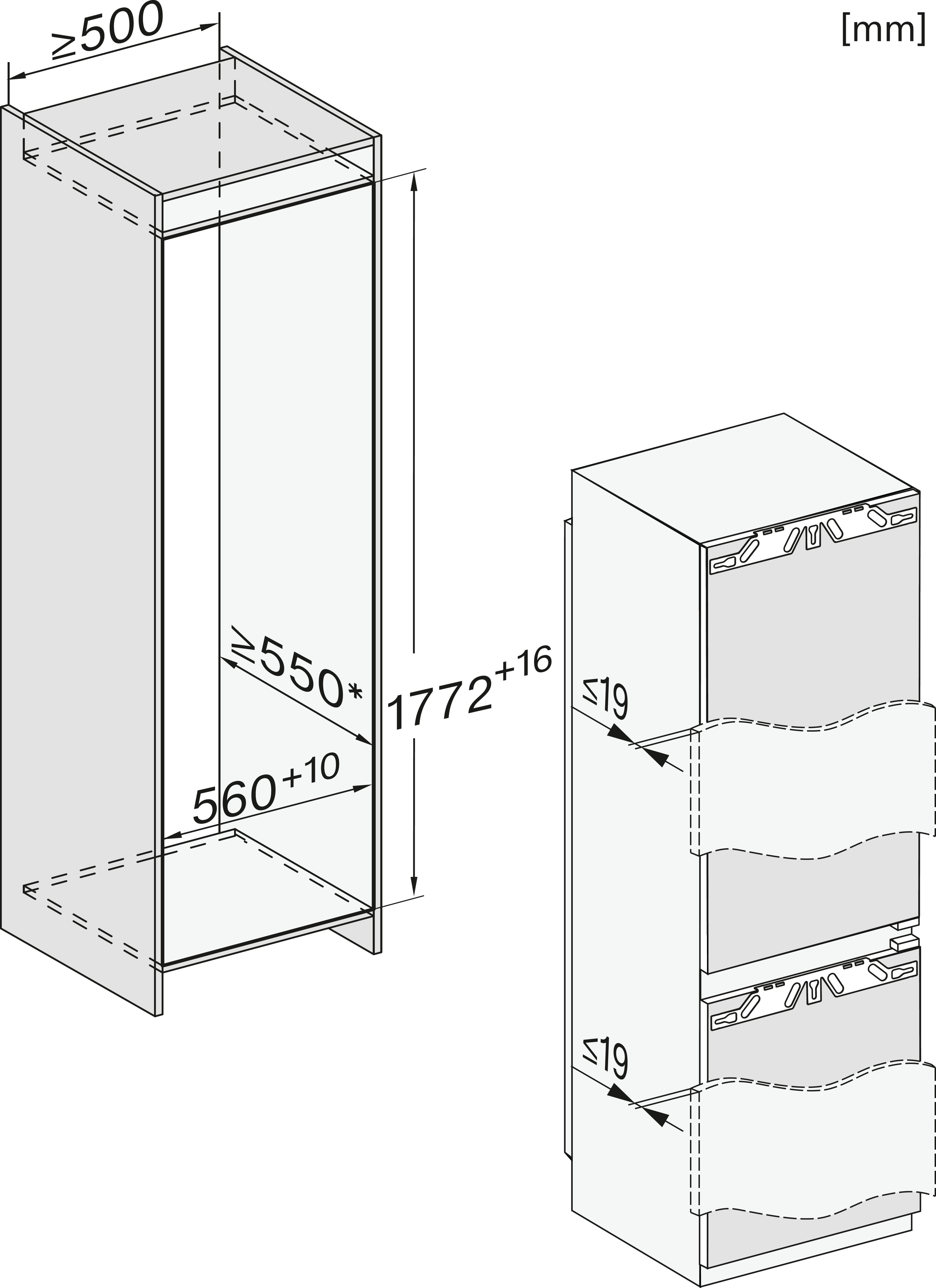 MIELE KFN7744D koel-/vriescombinatie - 178cm