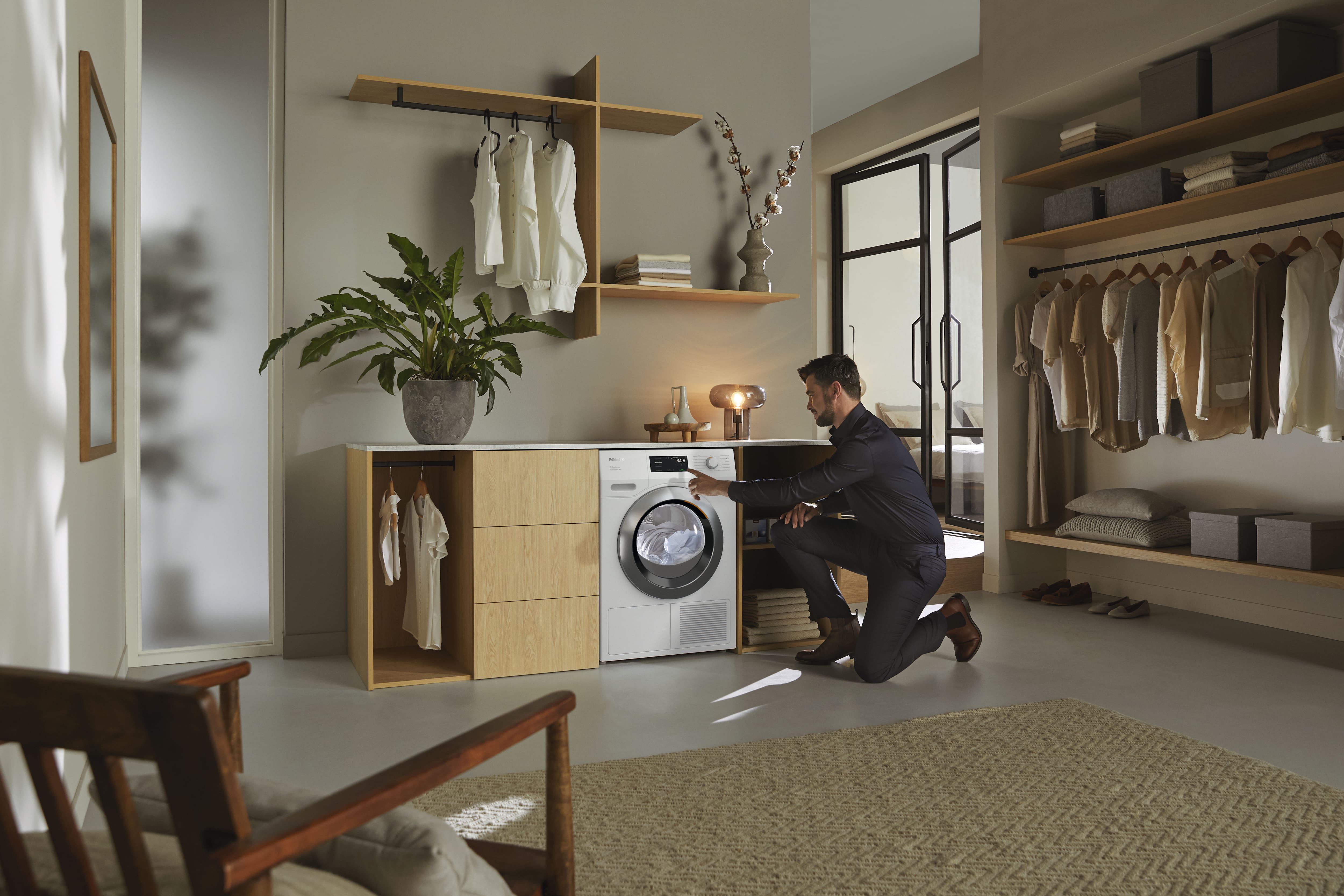 MIELE TEH795WP CHROME EDITION droogkast - warmtepomp MIELE TEH795WP CHROME EDITION droogkast - warmtepomp