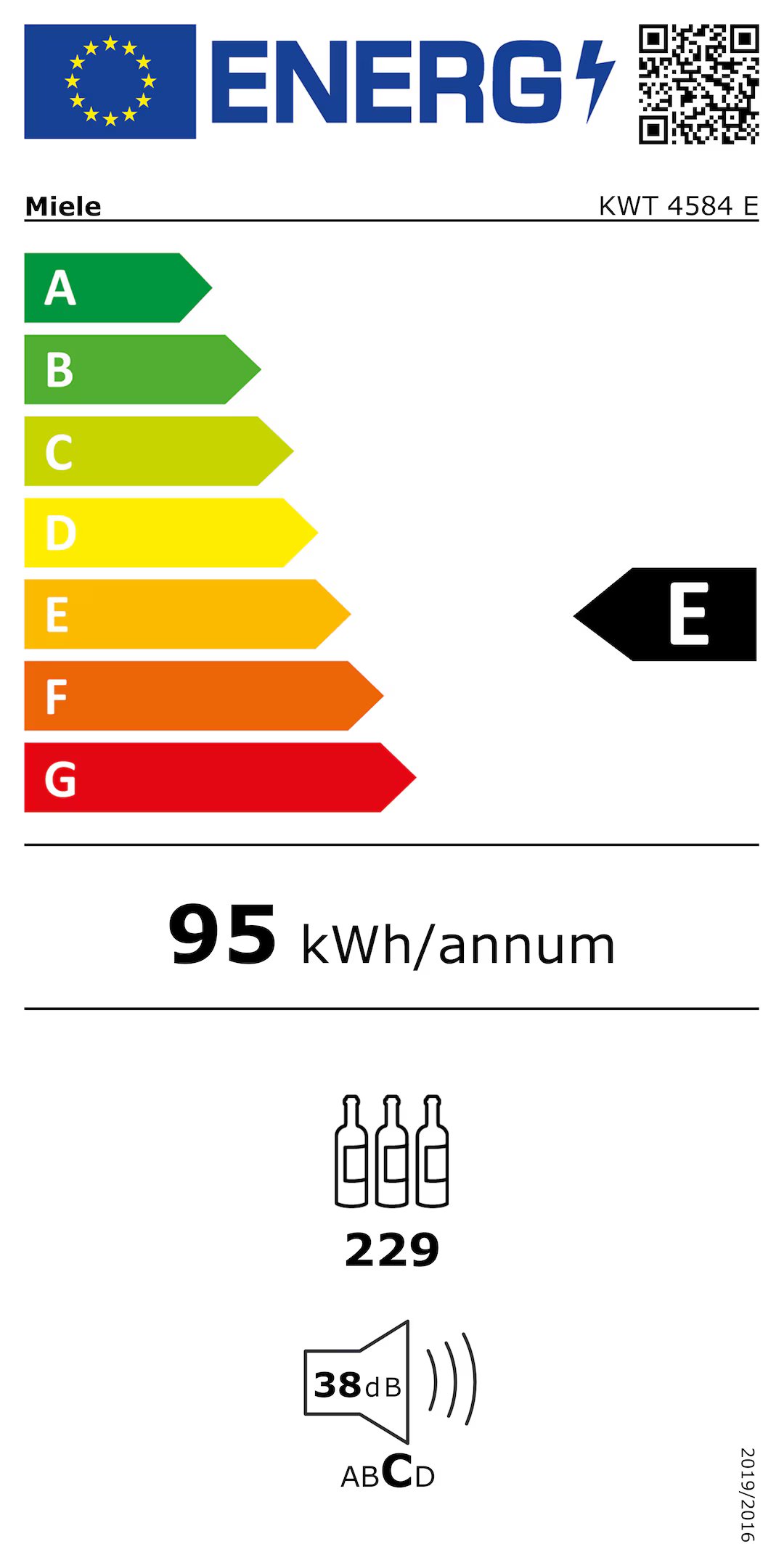 MIELE KWT4584ESW vrijstaande wijnklimaatkast