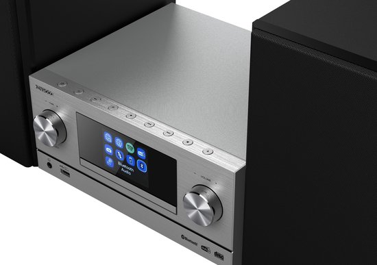 KENWOOD M-9000S-S Smart Wifi Micro Hifi-Systeem - Zilver KENWOOD M-9000S-S Smart Wifi Micro Hifi-Systeem - Zilver