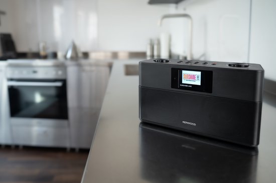 KENWOOD CR-ST85DAB-B Compacte Stereo Radio met DAB+ en Bluetooth Audio - Zwart