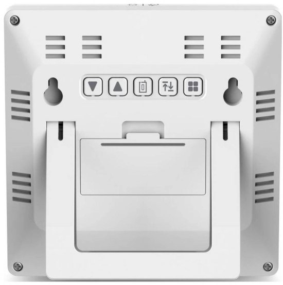 HAMA 00222238 Weerstation "Palawan", buitensensor, radioges., wekker, thermo/hygro, wit