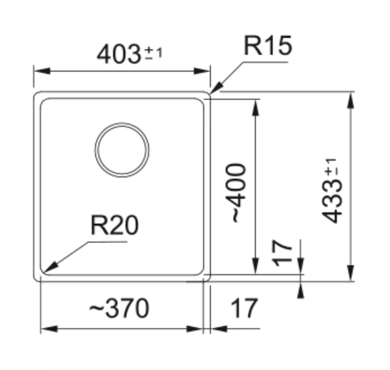 FRANKE MRG210370SG1 MARIS spoelbak