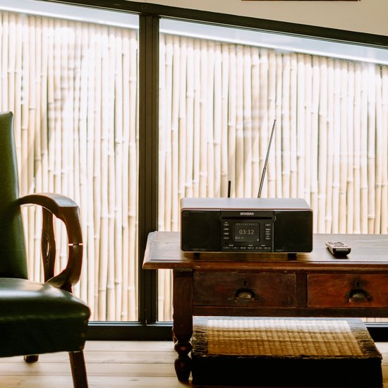 SANGEAN DDR66BTWALNUT DDR-66BT (REVERY R6), internet radio, Spotify, DAB+, BT, walnoot