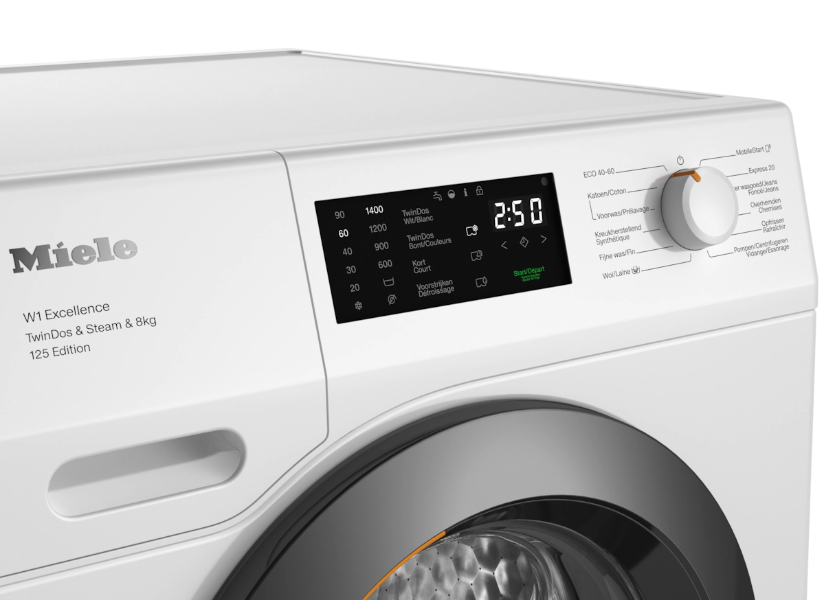MIELE WEB695WPS CHROME EDITION 'EXCELLENCE' wasmachine MIELE WEB695WPS CHROME EDITION 'EXCELLENCE' wasmachine