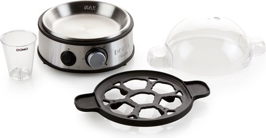 DOMO  DO9142EK Eierkoker Inox - 7 eieren DOMO  DO9142EK Eierkoker Inox - 7 eieren