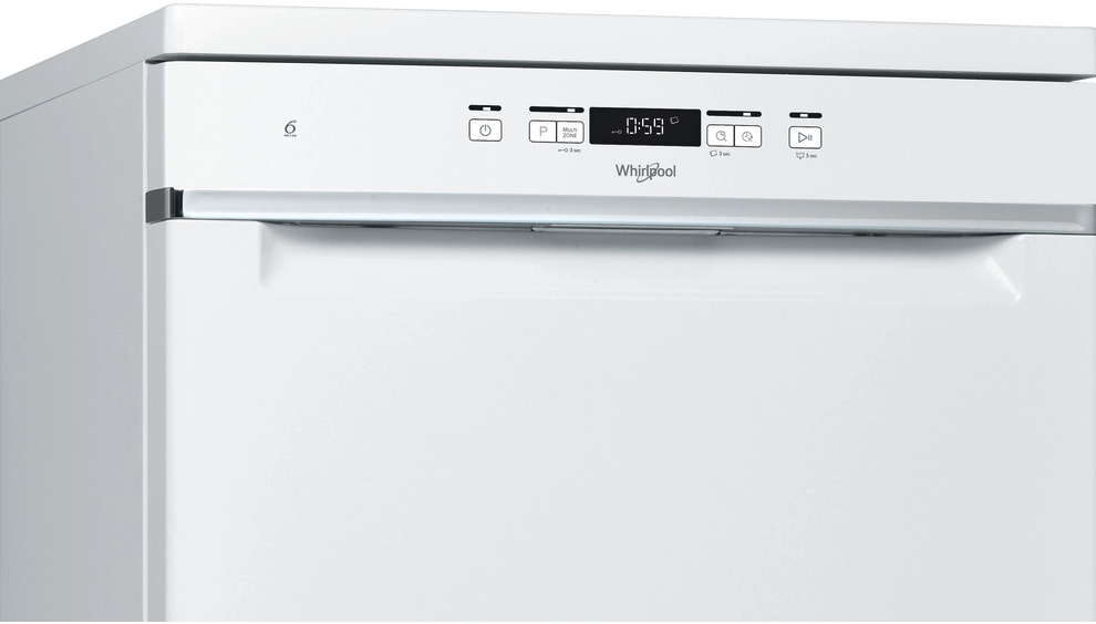 WHIRLPOOL WFC3C26NF vrijstaande vaatwasser