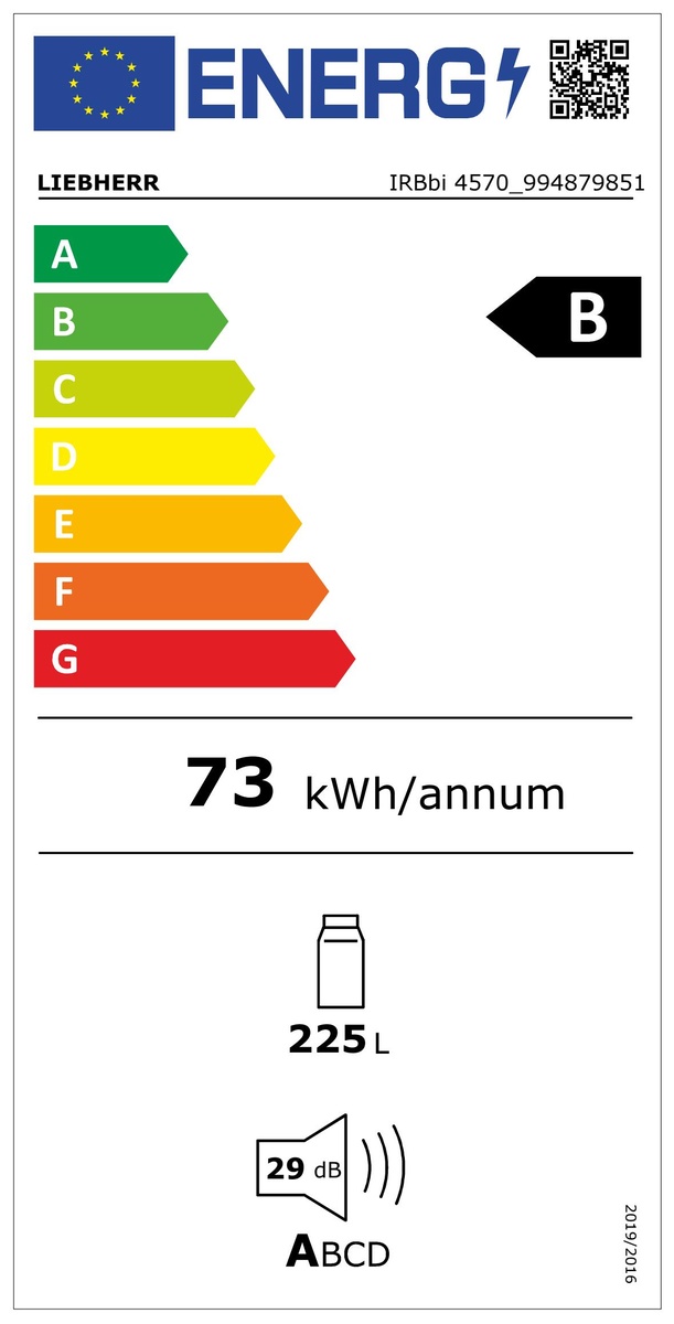 LIEBHERR IRBBI457022 koelkast zonder vriesvak - 140cm LIEBHERR IRBBI457022 koelkast zonder vriesvak - 140cm