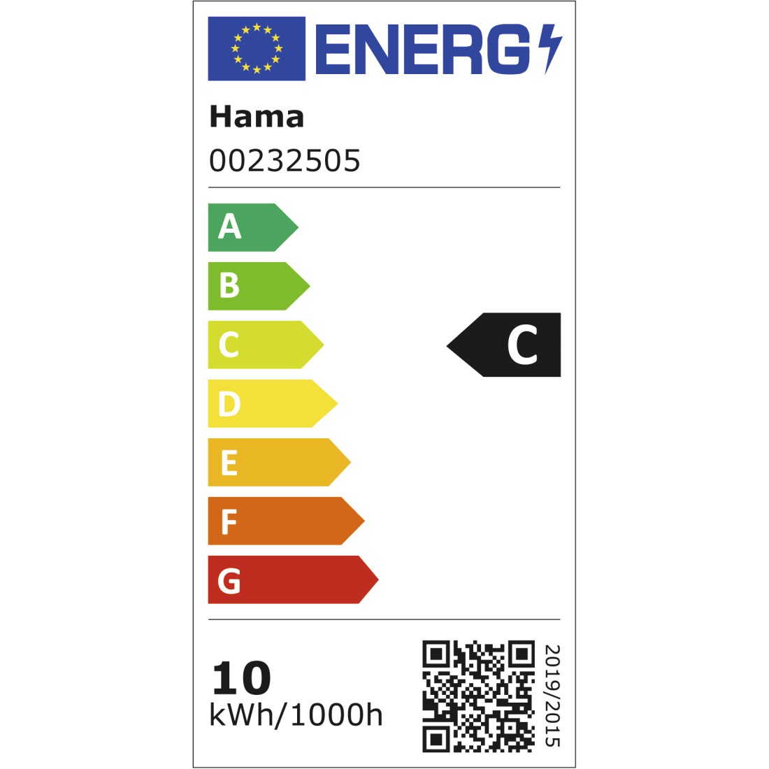 HAMA 00232505 Led-gloeidraadlamp, E27, 1521lm verv. 100W, peer A60, helder, warm wit, Ra90