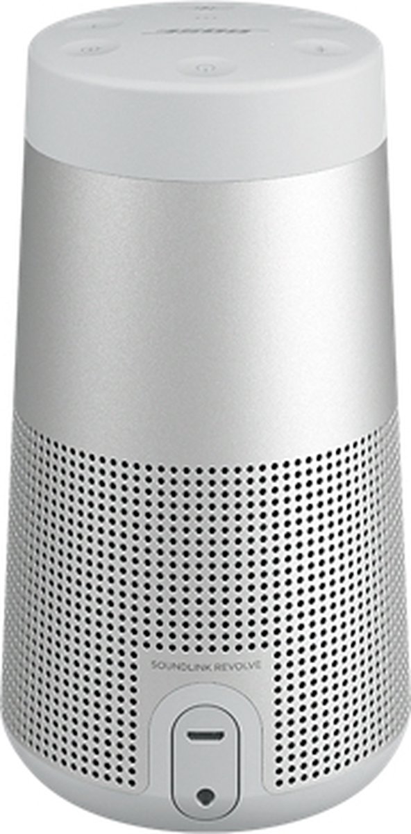 BOSE  858365-2320
 SoundLink Revolve II Draadloze stereoluidspreker Grijs BOSE  858365-2320
 SoundLink Revolve II Draadloze stereoluidspreker Grijs
