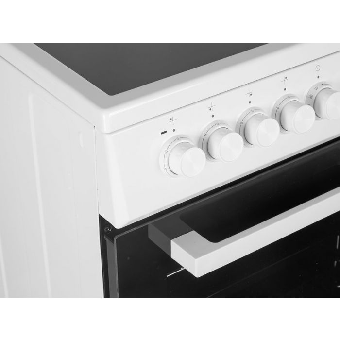 BEKO FSM57100GW fornuis met keramische kookplaat - 50cm BEKO FSM57100GW fornuis met keramische kookplaat - 50cm