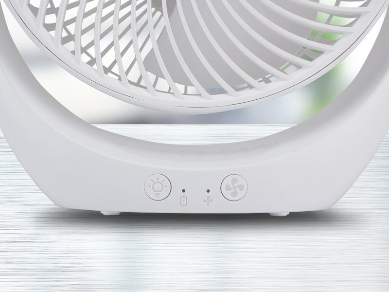 BEPER P206VEN425 Tafelventilator met USB-aansluiting en LEDverlichting