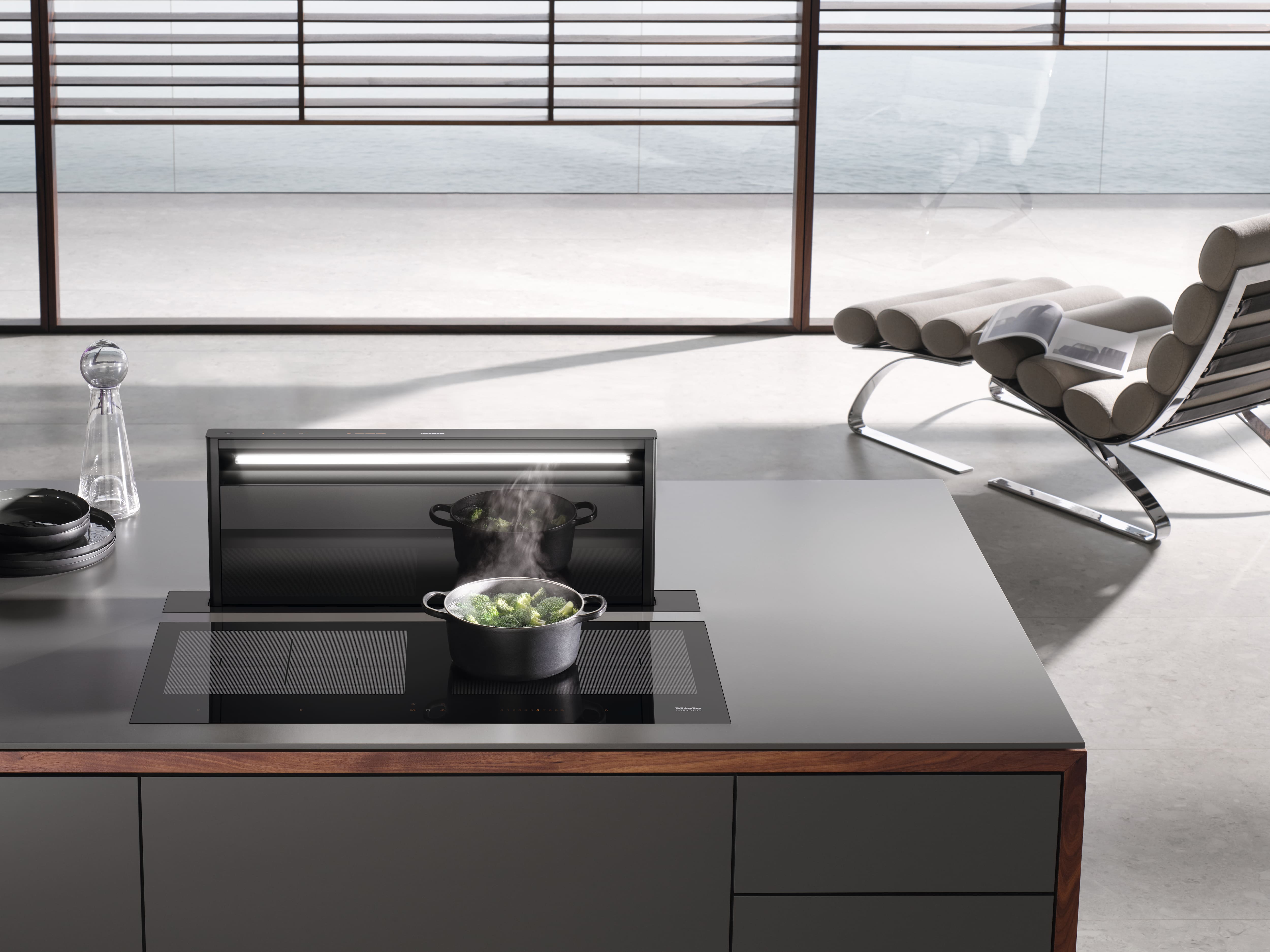 MIELE DAD4841MASW werkbladdampkap - 90cm