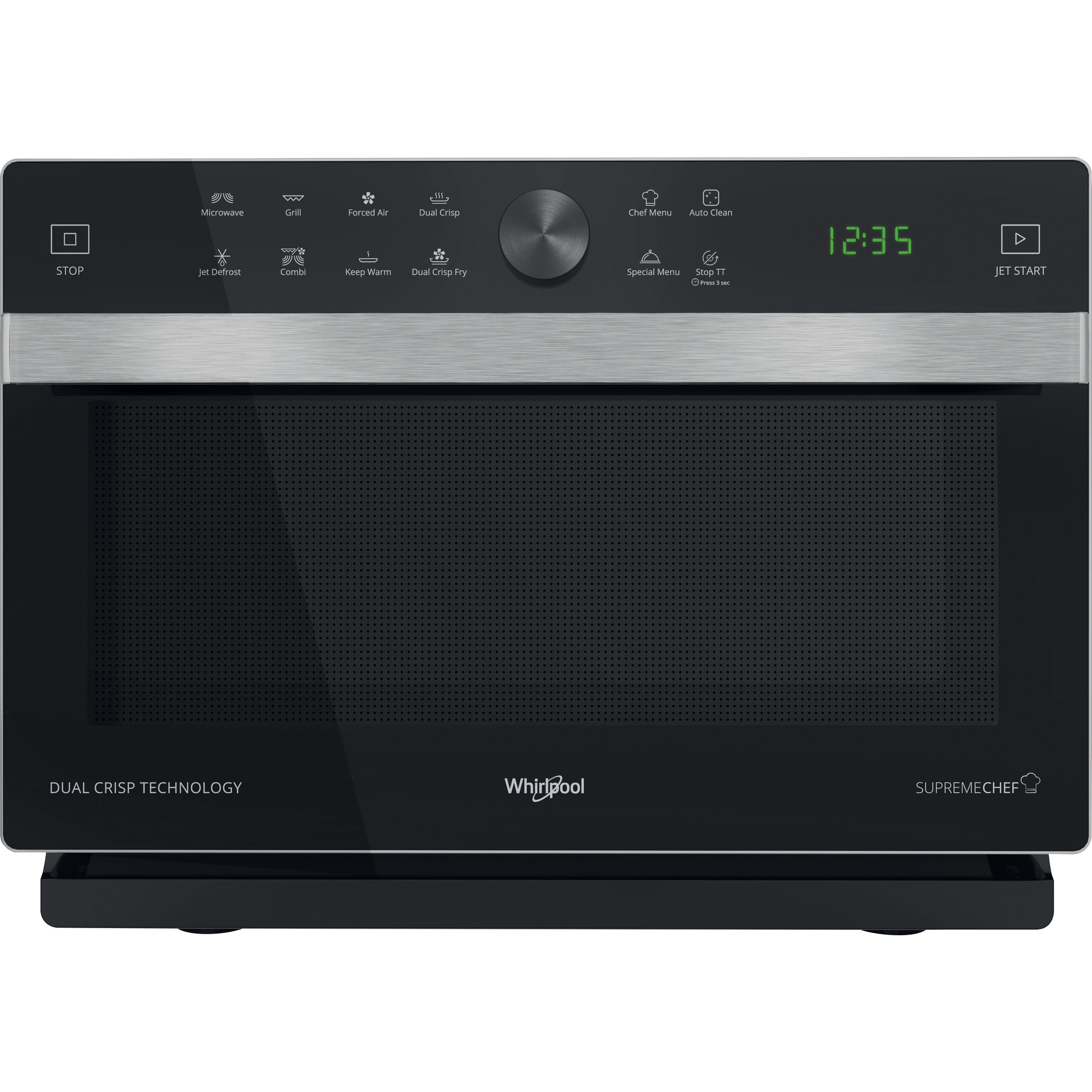 WHIRLPOOL MWSC833SB microgolfoven - combi - 38cm