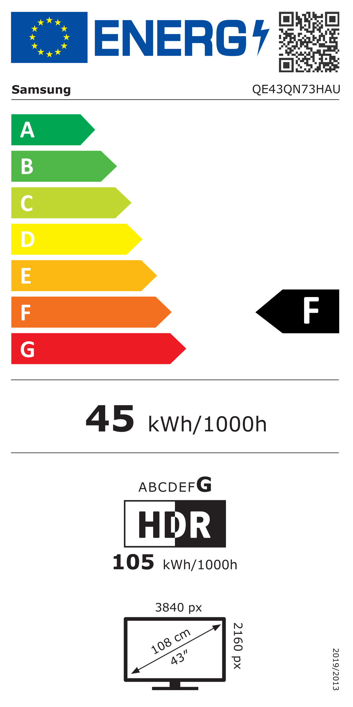 SAMSUNG QE43QN73HAUXXN