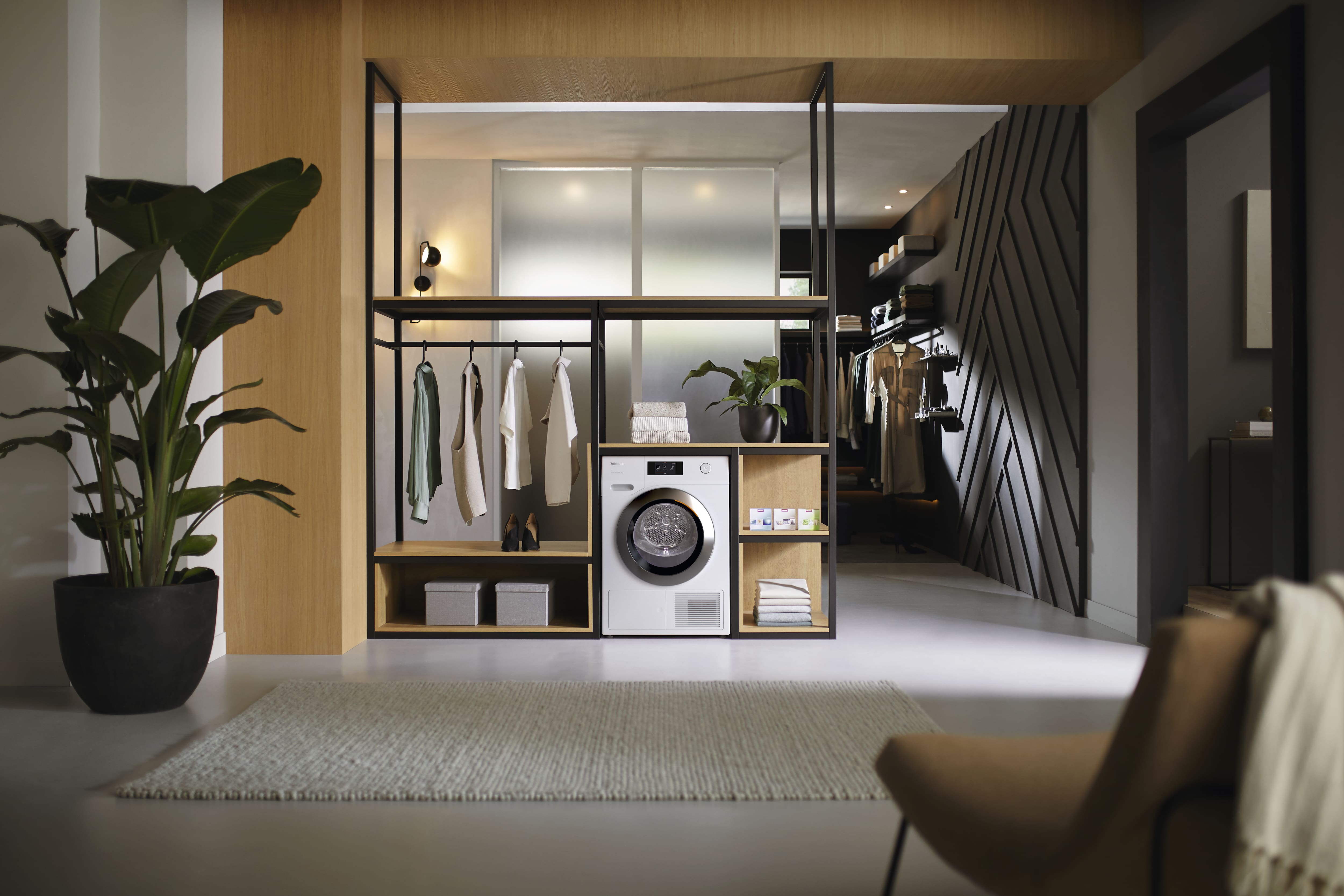 MIELE TCR790WP STANDARD CHROME EDITION droogkast - warmtepomp MIELE TCR790WP STANDARD CHROME EDITION droogkast - warmtepomp