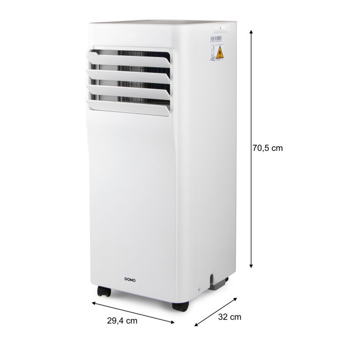 DOMO  DO10162 Mobiele airco ‘CoolMax’ voor ruimtes tot 20m² - 7.000 BTU