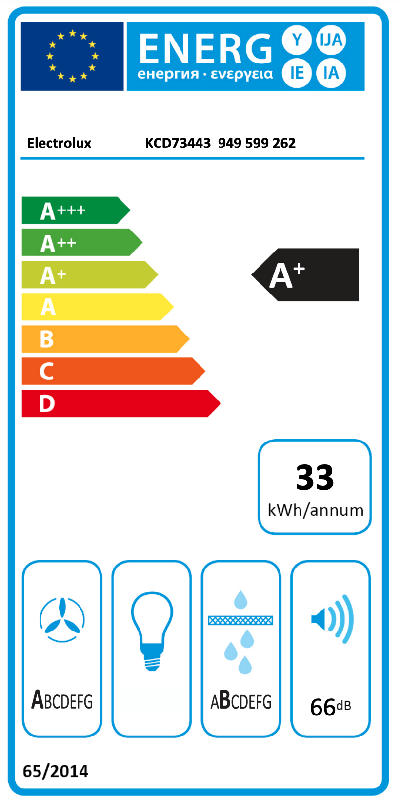 ELECTROLUX KCD73443 600 kookplaat met afzuiging - 71cm ELECTROLUX KCD73443 600 kookplaat met afzuiging - 71cm