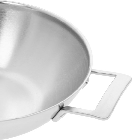 DEMEYERE 48930 2G Industry 5 Wok 30 cm - 3 l met 2 grepen  DEMEYERE 48930 2G Industry 5 Wok 30 cm - 3 l met 2 grepen