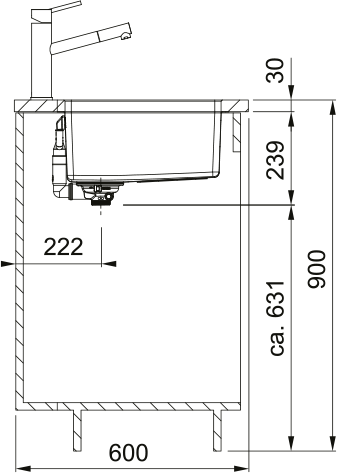 FRANKE MRX160R1 MARIS spoelbak  FRANKE MRX160R1 MARIS spoelbak