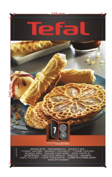 TEFAL XA800712 wafelplaten TEFAL XA800712 wafelplaten