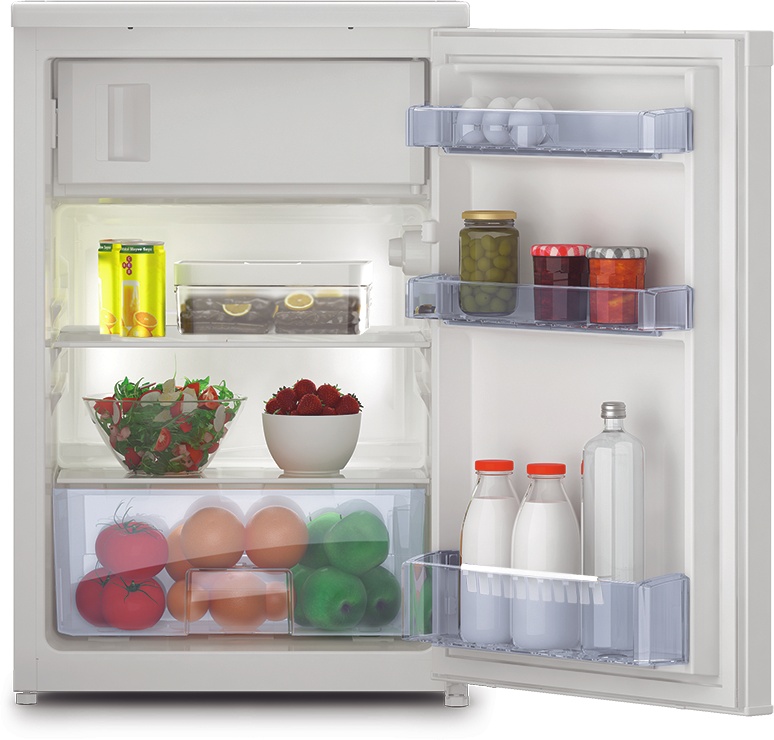 BEKO TSE1285N onderbouw koelkast met vriesvak BEKO TSE1285N onderbouw koelkast met vriesvak