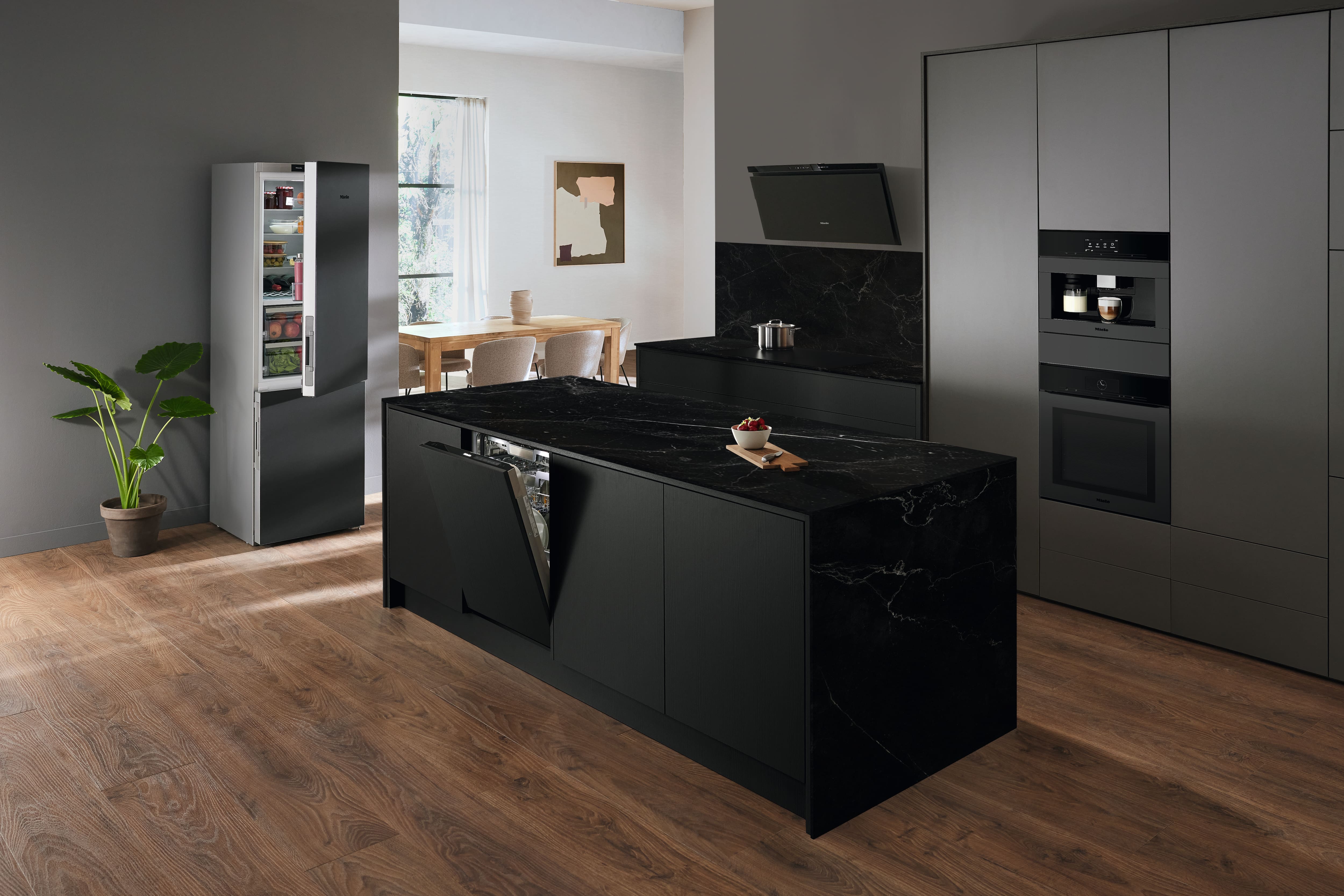 MIELE DAH4980OBSW/MATT headfree dampkap - 88cm
