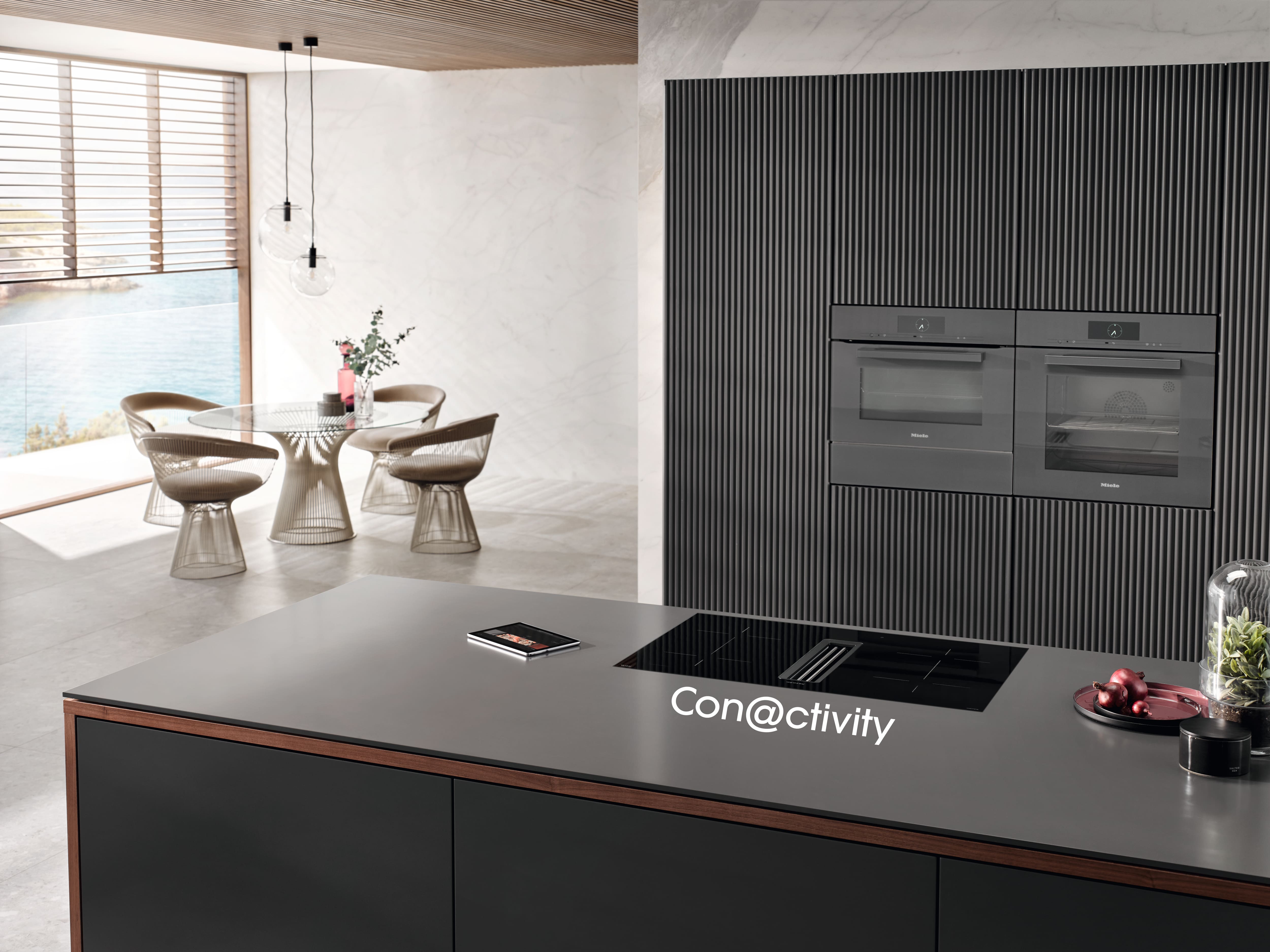 MIELE KMDA7473FL-UBLACK kookplaat met afzuiging - 80cm