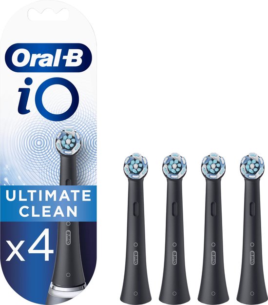 ORAL B OBIO4BL 4X REFILLS IO ULTIMATE CLEAN ZWART ORAL B OBIO4BL 4X REFILLS IO ULTIMATE CLEAN ZWART