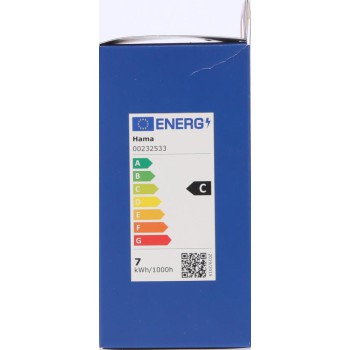 HAMA 00232533 Led-gloeidraadlamp, E27, 1055lm verv. 75W, peer A60, helder, warm wit, dimb.