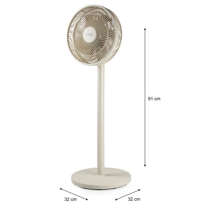DOMO  DO8158 Statiefventilator 2-in-1 "Sand Storm" - Ø 30,5 cm