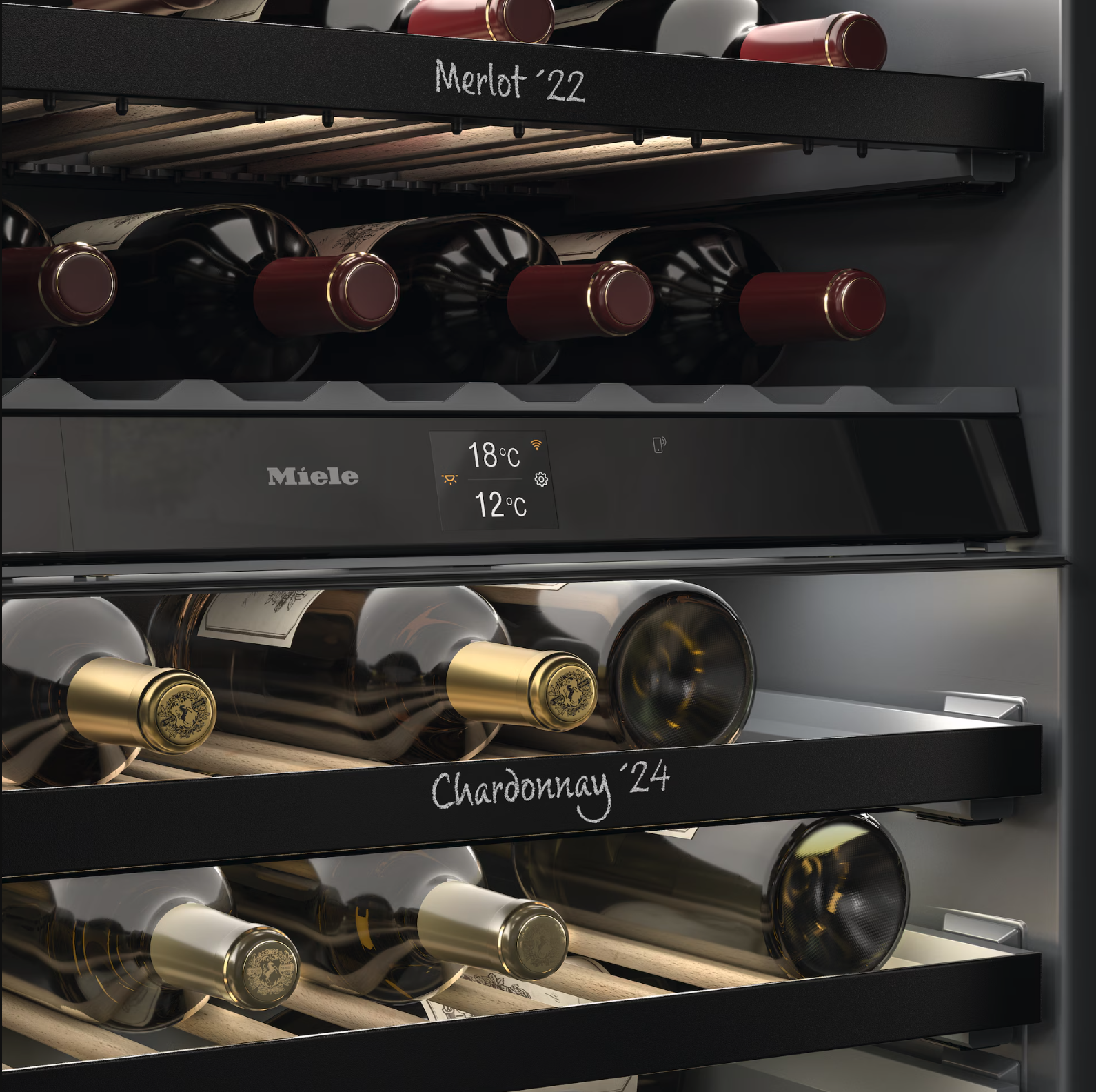 MIELE KWTUS7196EOBSW onderbouw wijnkoelkast