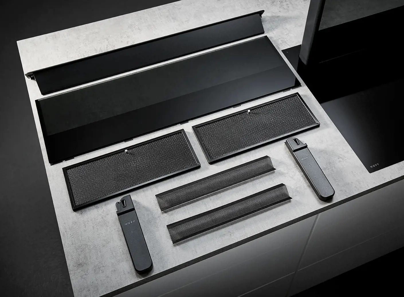 NOVY 1831 kookplaat met afzuiging - 88cm NOVY 1831 kookplaat met afzuiging - 88cm