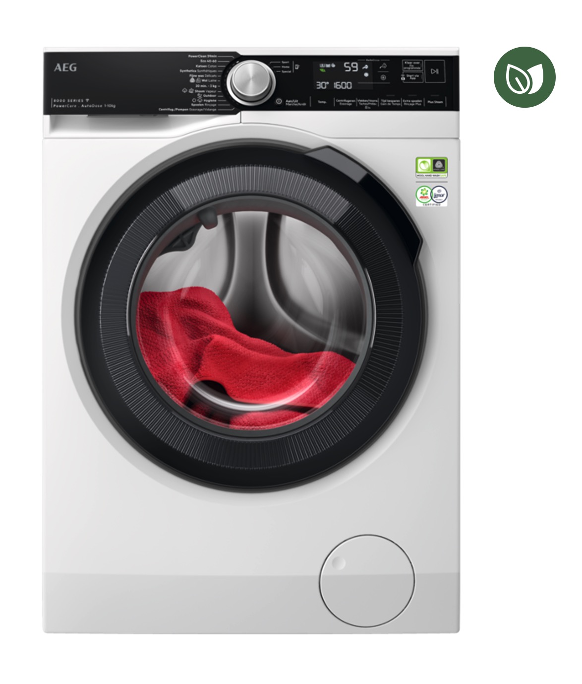 AEG LR87Q066 8000 wasmachine AEG LR87Q066 8000 wasmachine