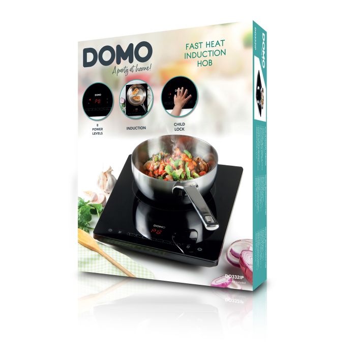DOMO  DO332IP Inductiekookplaat - 1 pit - Ø 20 cm