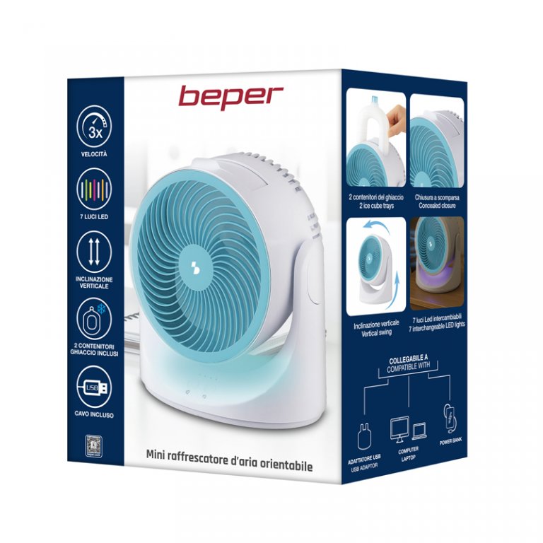 BEPER P206RAF202 Tafelventilator met USB-aansluiting 