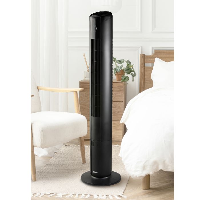 DOMO  DO8153 Kolomventilator met sfeerlicht – 5 snelheden – 4 functies – 105 cm hoogte