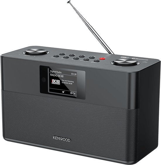 KENWOOD CR-ST85DAB-B Compacte Stereo Radio met DAB+ en Bluetooth Audio - Zwart
