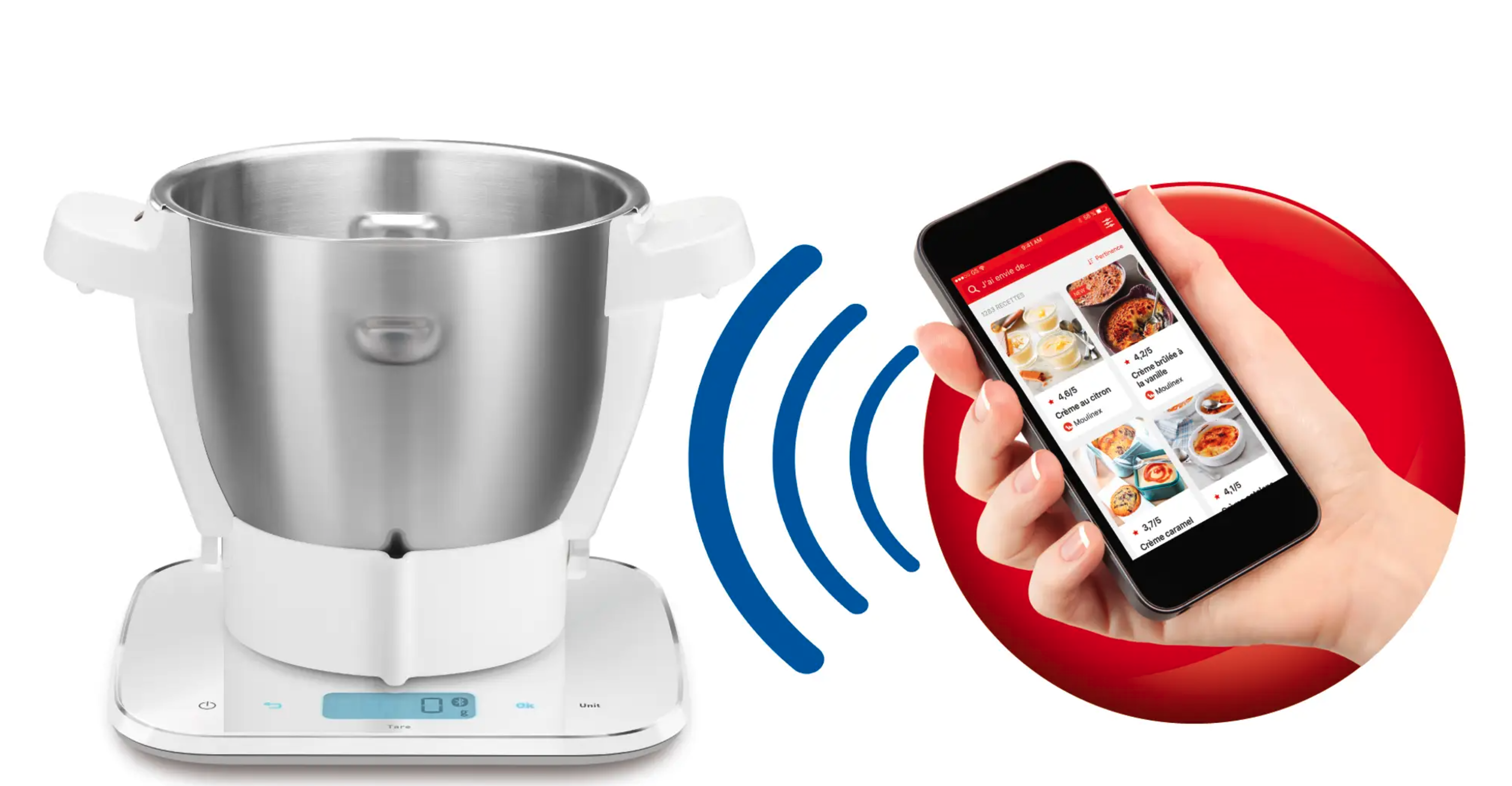 MOULINEX XF38E110 keukenweegschaal