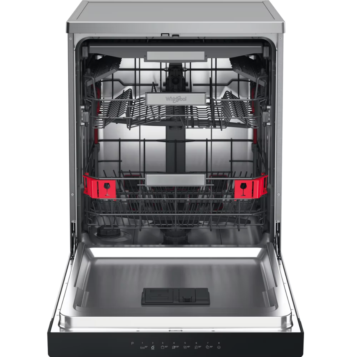 WHIRLPOOL WH6FA14BN7A0X vrijstaande vaatwasser