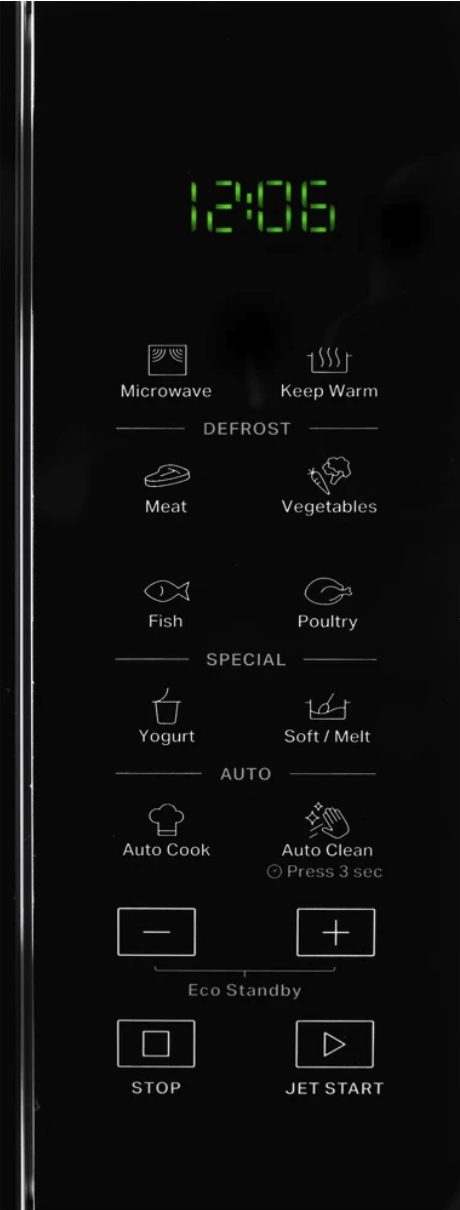 WHIRLPOOL MWP251SB vrijstaande microgolfoven - 28cm