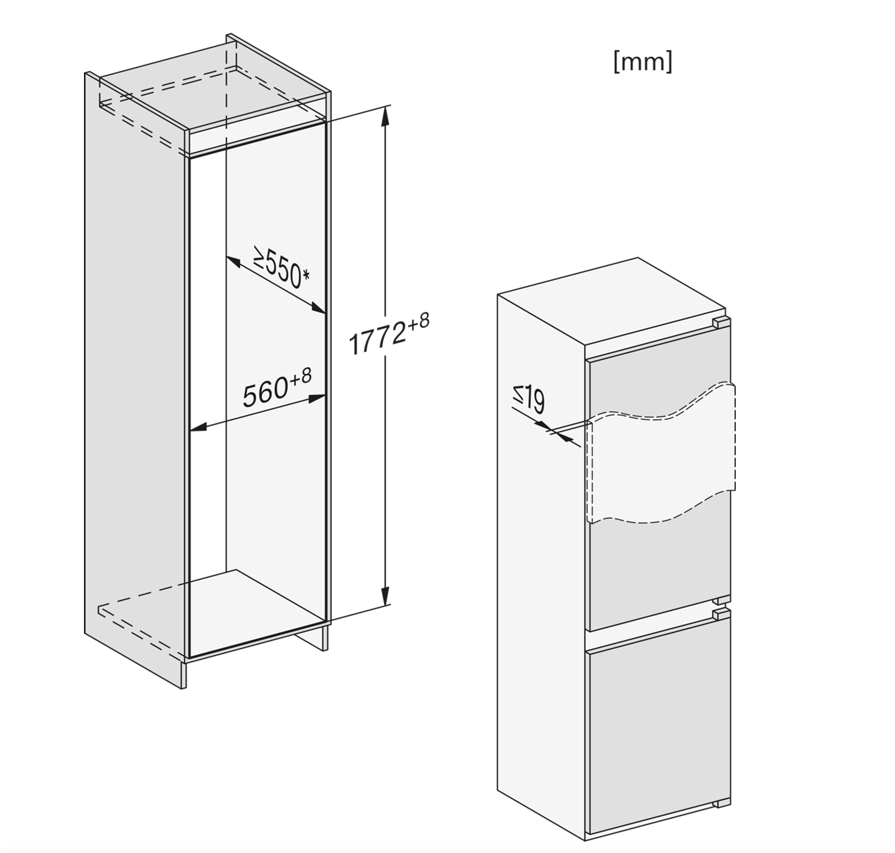 MIELE KDN7714EACTIVE koel-/vriescombinatie - 178cm MIELE KDN7714EACTIVE koel-/vriescombinatie - 178cm