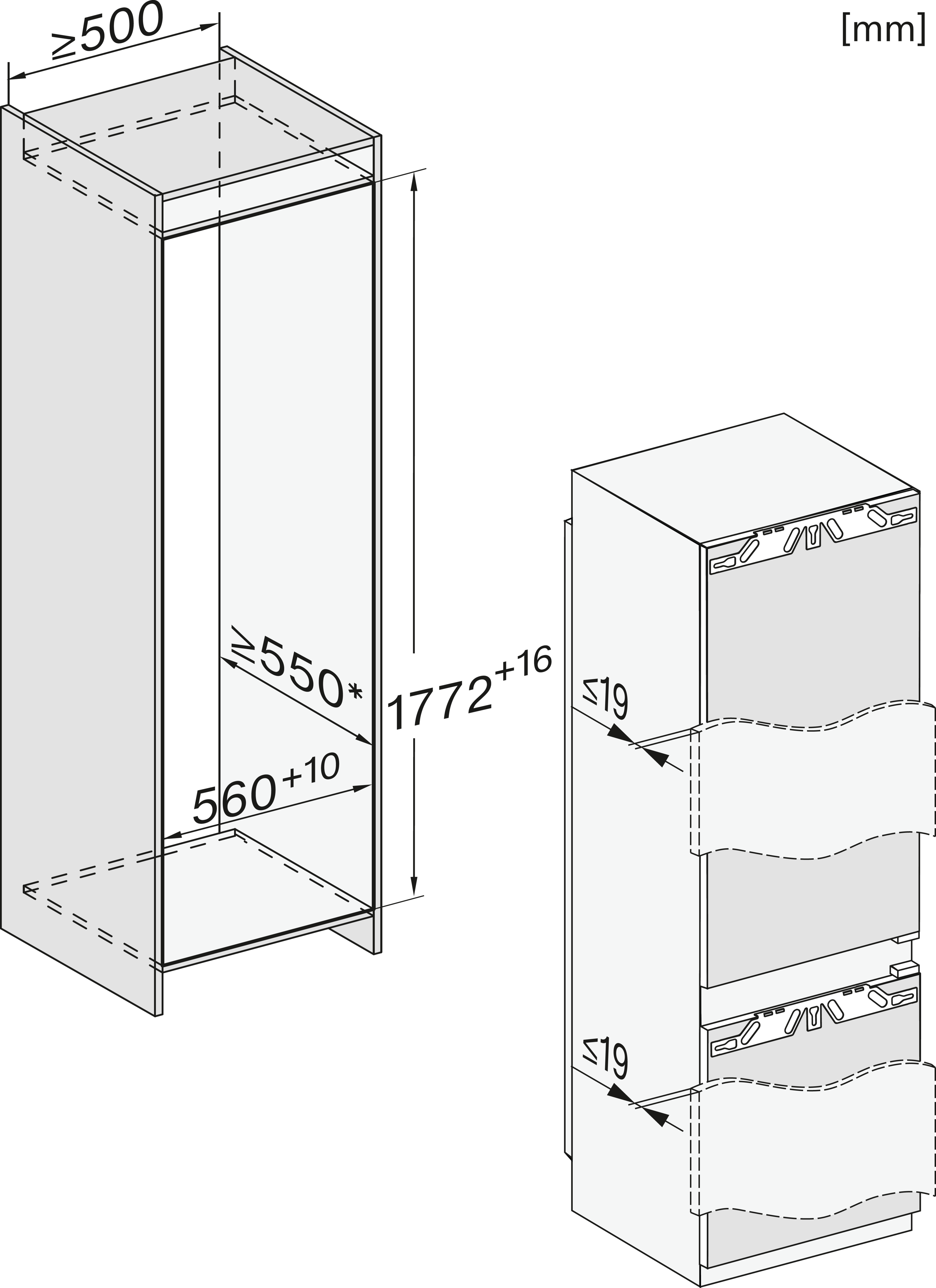 MIELE KF7772B koel-/vriescombinatie - 178cm MIELE KF7772B koel-/vriescombinatie - 178cm
