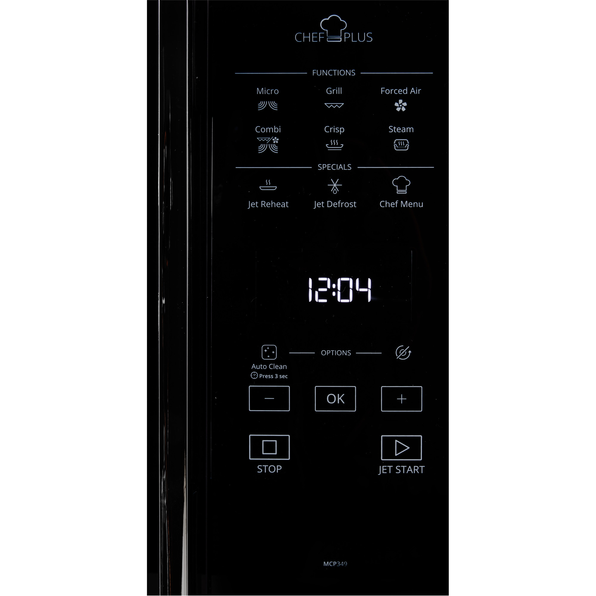 WHIRLPOOL MCP349BL vrijstaande microgolfoven - combi - 30cm