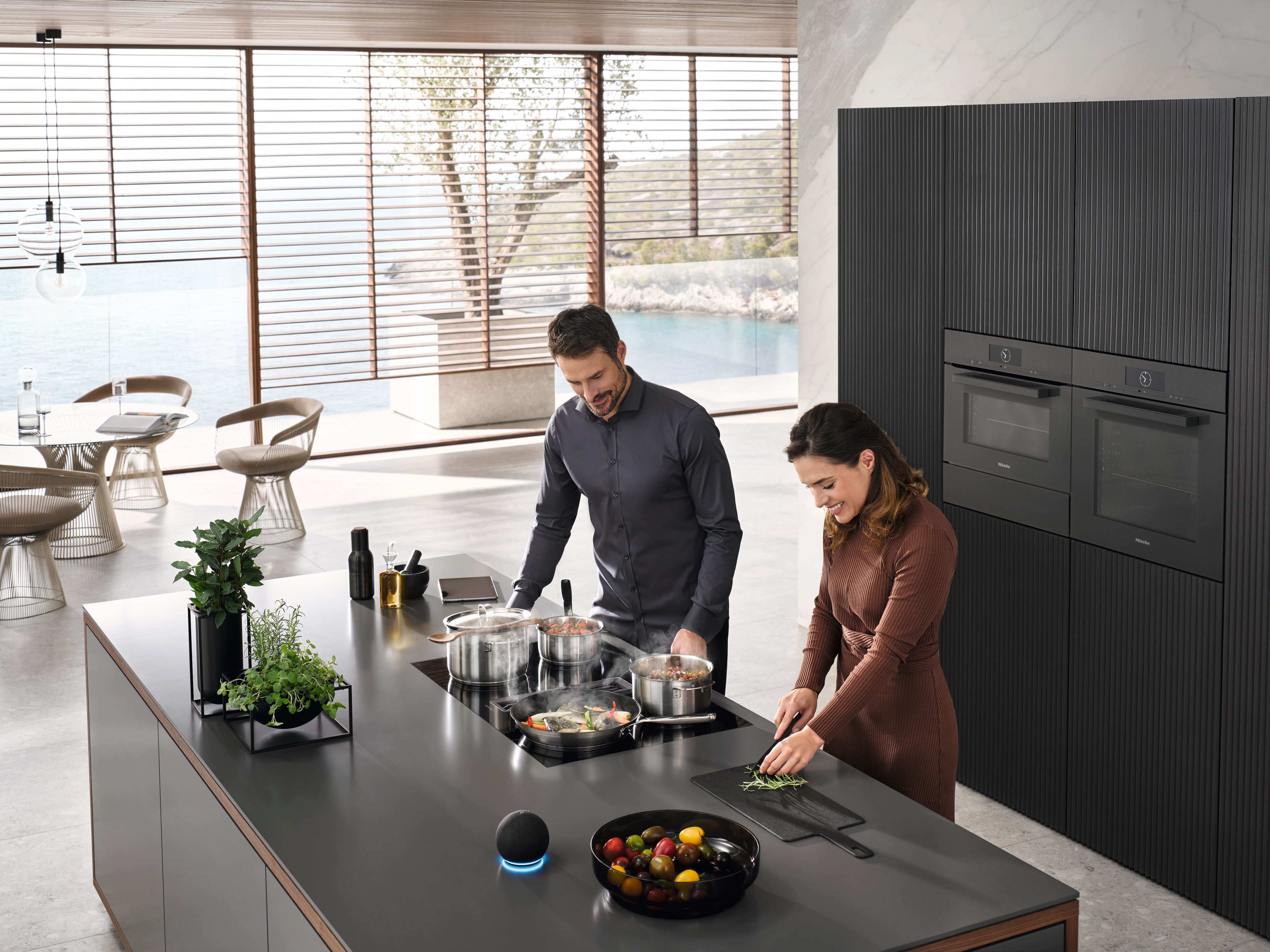 MIELE KMDA7272FL-ABLACK kookplaat met afzuiging - 80cm