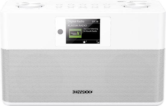KENWOOD CR-ST80DAB-W Compacte Stereo DAB+ Radio - Wit
 KENWOOD CR-ST80DAB-W Compacte Stereo DAB+ Radio - Wit