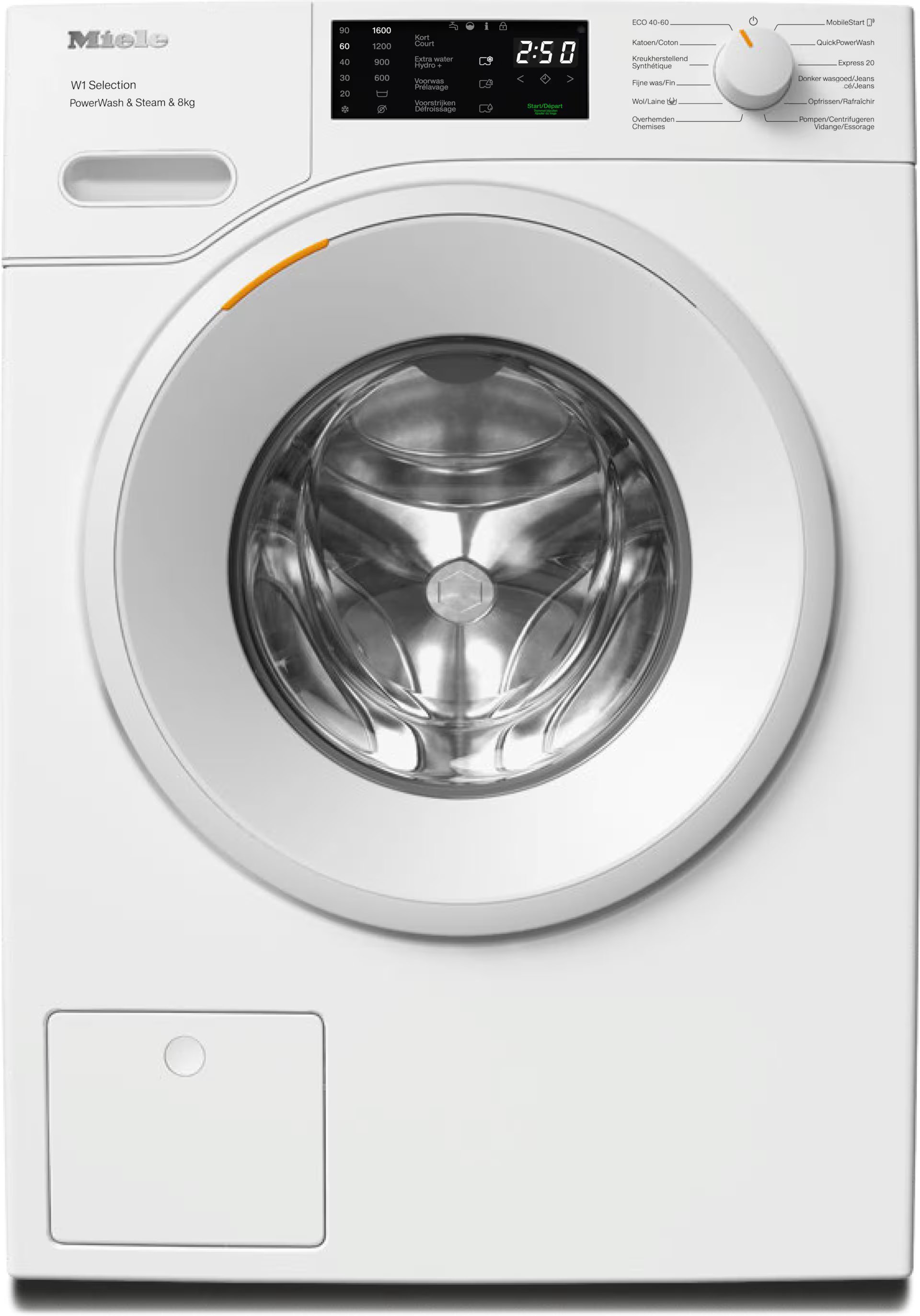 MIELE WSC383WCS SELECTION WHITE EDITION wasmachine MIELE WSC383WCS SELECTION WHITE EDITION wasmachine